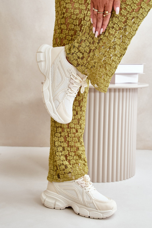 Sportschuhe Sneakers Modell Schuhe Damen Beige Timoci Sportschuhe Sneakers Modell Schuhe Damen Beige Timoci