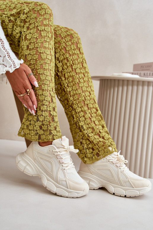 Sportschuhe Sneakers Modell Schuhe Damen Beige Timoci Sportschuhe Sneakers Modell Schuhe Damen Beige Timoci