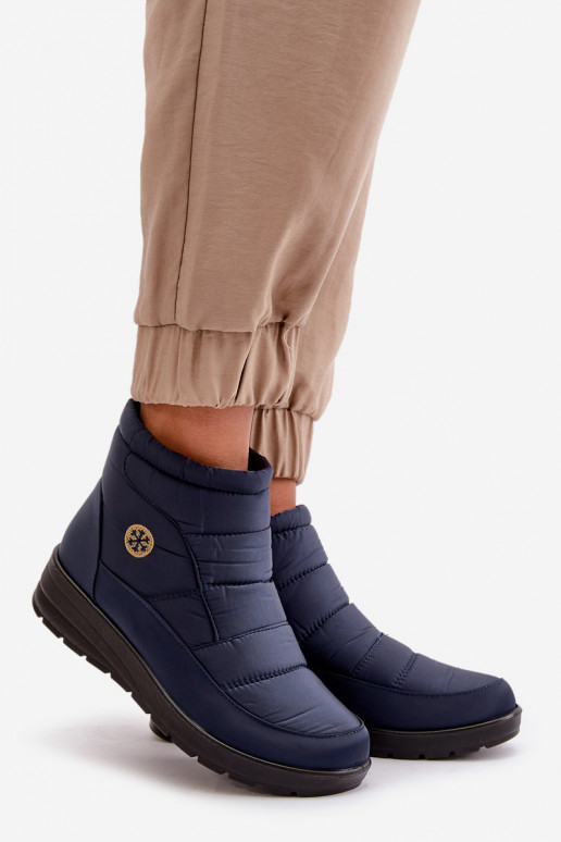 Schneestiefel Damen warm dunkelblau Helis Schneestiefel Damen warm dunkelblau Helis