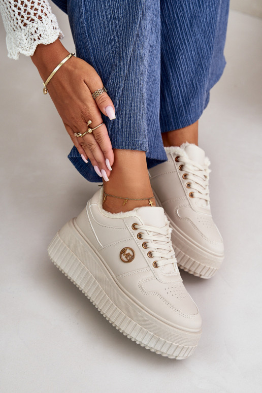 Turnschuhe Modell Schuhe Sportschuhe Damen warm mit modischen massiven Sohlen beige Verissha Turnschuhe Modell Schuhe Sportschuhe Damen warm mit modischen massiven Sohlen beige Verissha