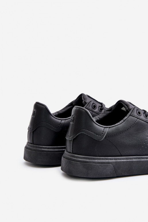 lässige Schuhe Sneakers Stilvollllschuhe für Männer aus Öko-Leder Big Star OO174117 schZuarze Farbe lässige Schuhe Sneakers Stilvollllschuhe für Männer aus Öko-Leder Big Star OO174117 schZuarze Farbe