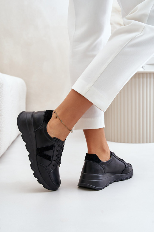 Haut Turnschuhe Feminin Vinceza 7918 schZuarze Farbe Haut Turnschuhe Feminin Vinceza 7918 schZuarze Farbe