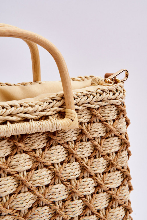 Stilvolle geflochtene Handtasche Stilvolle geflochtene Handtasche