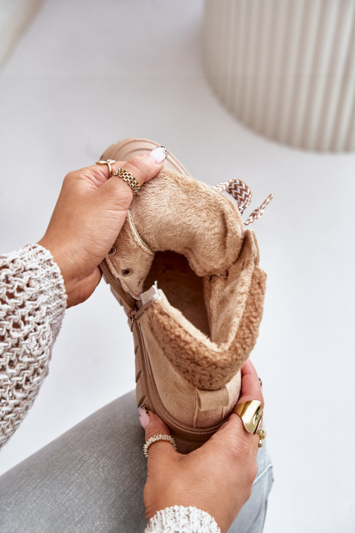 Feminin sich Zuarm laufen Stiefel Schuhe mit einer Plattform braune Farbe Alcyhen Feminin sich Zuarm laufen Stiefel Schuhe mit einer Plattform braune Farbe Alcyhen