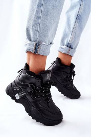 Feminin sich Zuarm laufen Sneakers Stilvollllschuhe Schneestiefel schZuarze Farbe Kaphia
