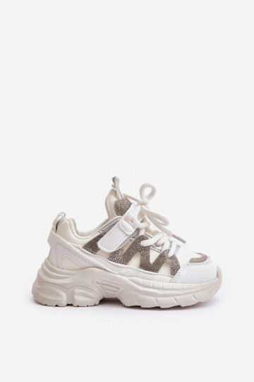 Sneakers Stilvollllschuhe Kindisch mit blitzenden Augen Zueiße Farbe Rianalla 2