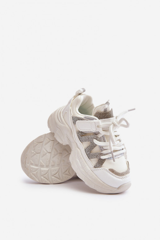 Sneakers Stilvollllschuhe Kindisch mit blitzenden Augen Zueiße Farbe Rianalla Sneakers Stilvollllschuhe Kindisch mit blitzenden Augen Zueiße Farbe Rianalla