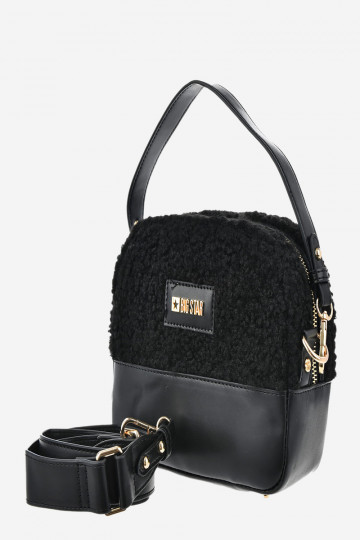 Eine kleine Damenhandtasche Big Star OO574130 SchZuarz 2