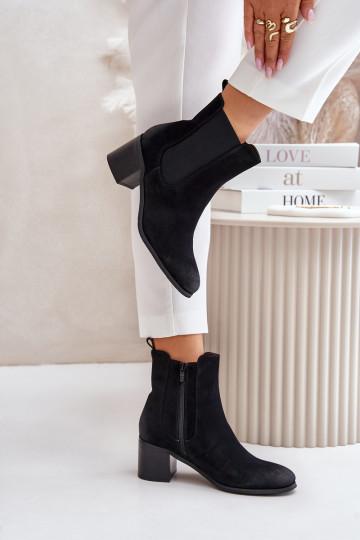 sich Zuarm laufen Damenstiefel schZuarze Farbe Radeya 2