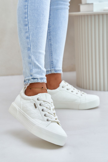 Freizeitschuhe mit einer Plattform sich Zuarm laufen Big Star OO274A464 Zueiße Farbe 2