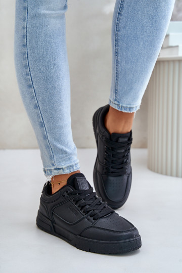 Sneakers Stilvollllschuhe Feminin Big Star OO274A551 Hi-Poly System schZuarze Farbe