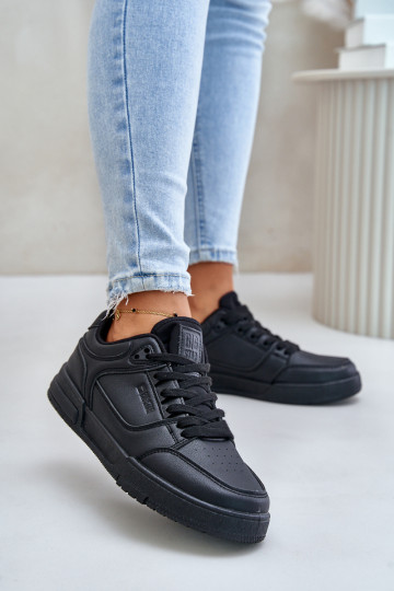 Sneakers Modell Schuhe Damen Big Star OO274A551 Hi-Poly System schwarze Farbe 2