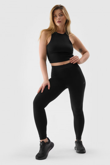 Legginsy Feminin DzianinoZue schZuarze Farbe 4FINMM00TTIGF195-20S 2
