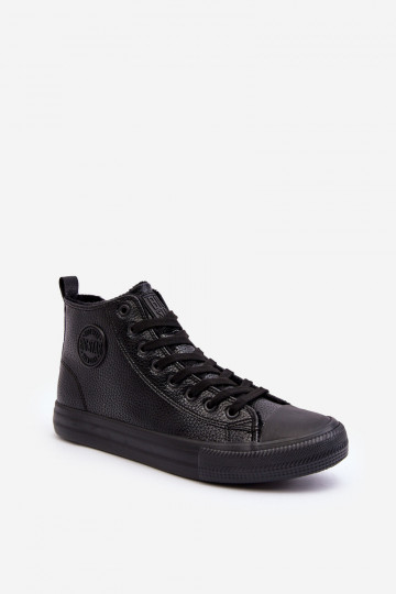 sich Zuarm laufen für Männer lässige Schuhe mit Reißverschlüssen schZuarze Farbe Big Star MM174012
