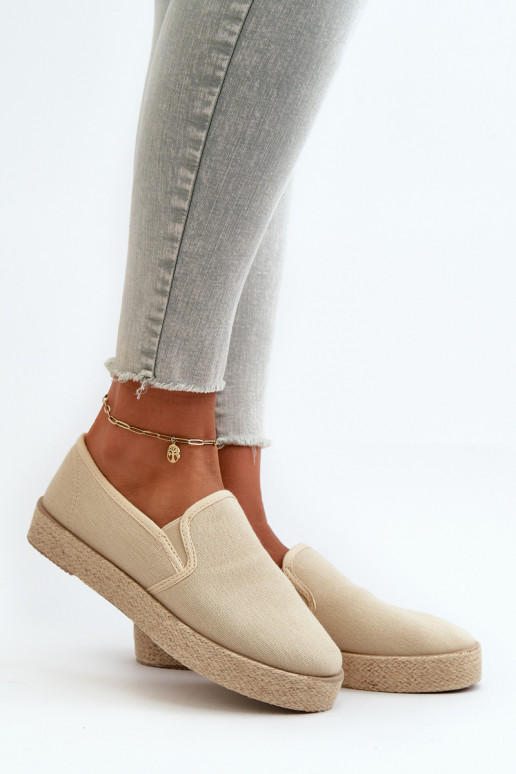 Espadrilles mit Plateau beige Naloenma Espadrilles mit Plateau beige Naloenma