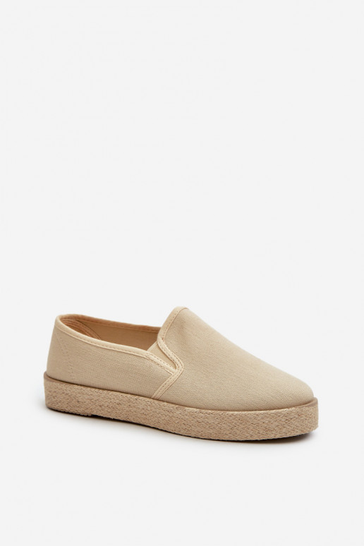 Espadrilles mit Plateau beige Naloenma Espadrilles mit Plateau beige Naloenma