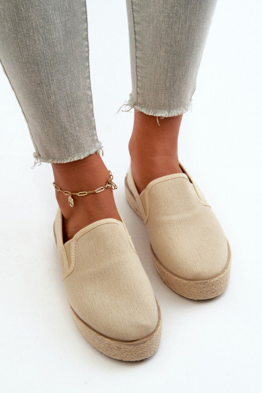 Espadrilles mit Plateau beige Naloenma Espadrilles mit Plateau beige Naloenma