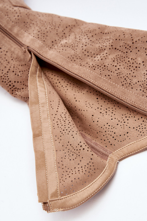 Damen durchbrochene lange Stiefel...