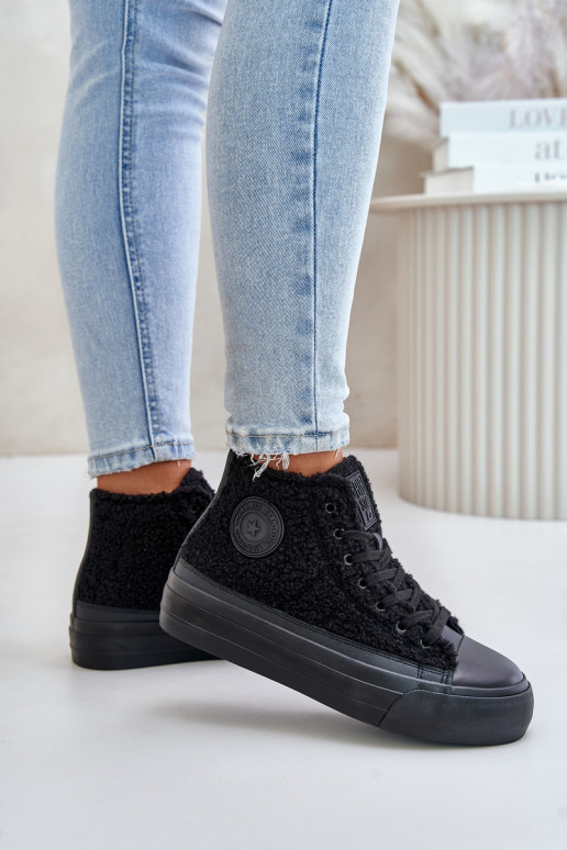 sich Zuarm laufen Freizeitschuhe mit Pelzmantel Typu Baranek Big Star OO274A443 schZuarze Farbe sich Zuarm laufen Freizeitschuhe mit Pelzmantel Typu Baranek Big Star OO274A443 schZuarze Farbe