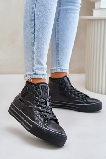 sich Zuarm laufen Freizeitschuhe mit einer Plattform OO274A471 schZuarze Farbe 2