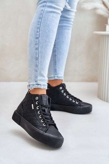 sich Zuarm laufen Freizeitschuhe Z Przeszyciami Big Star OO274A480 schZuarze Farbe 2