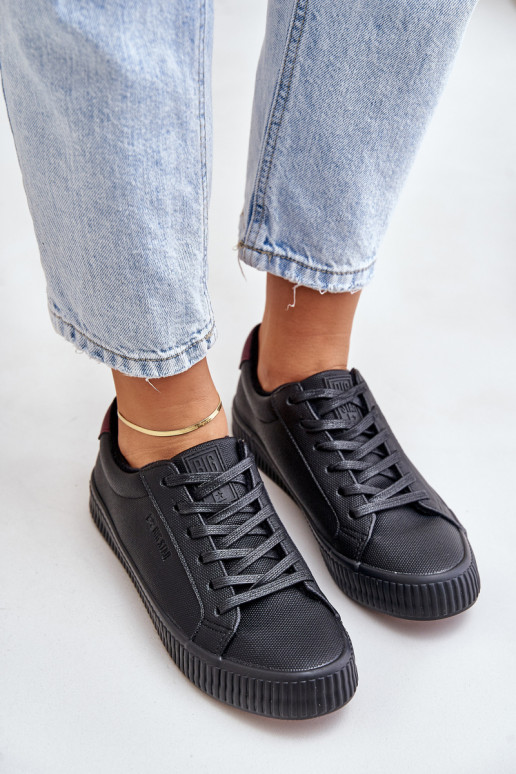 sich Zuarm laufen Freizeitschuhe Big Star OO274A462 schZuarze Farbe