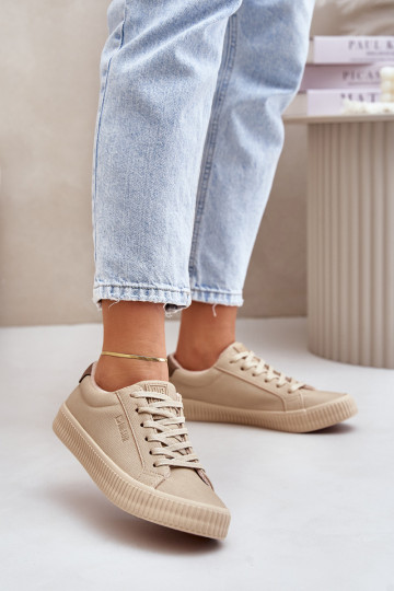 sich Zuarm laufen Freizeitschuhe Big Star OO274A461 Beige 2