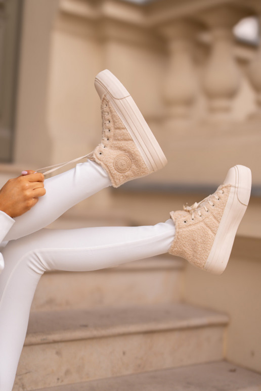 sich Zuarm laufen Freizeitschuhe mit Pelzmantel Typu Baranek Big Star OO274A444 Beige sich Zuarm laufen Freizeitschuhe mit Pelzmantel Typu Baranek Big Star OO274A444 Beige