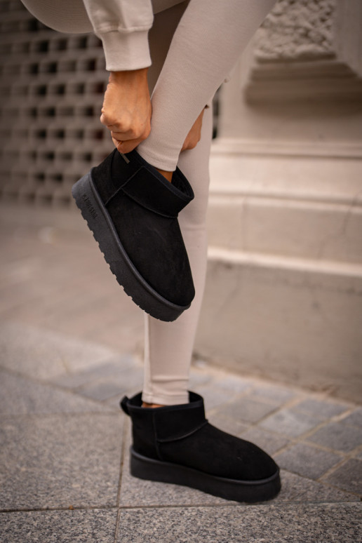 Schneestiefel mit Plateau Big Star OO274A099 schwarze Farbe Schneestiefel mit Plateau Big Star OO274A099 schwarze Farbe