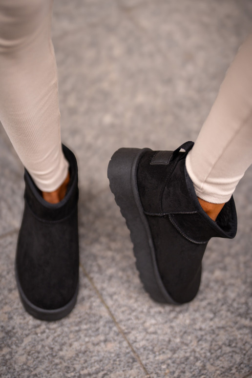 Schneestiefel mit Plateau Big Star OO274A099 schwarze Farbe Schneestiefel mit Plateau Big Star OO274A099 schwarze Farbe