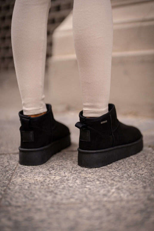 Schneestiefel mit Plateau Big Star OO274A099 schwarze Farbe Schneestiefel mit Plateau Big Star OO274A099 schwarze Farbe