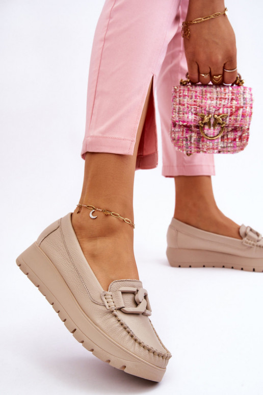 Plateau-Slipper mit Ornamenten in...