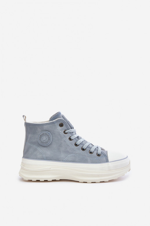 sich Zuarm laufen Freizeitschuhe mit einer Plattform Big Star OO274072 blaue Farbe sich Zuarm laufen Freizeitschuhe mit einer Plattform Big Star OO274072 blaue Farbe