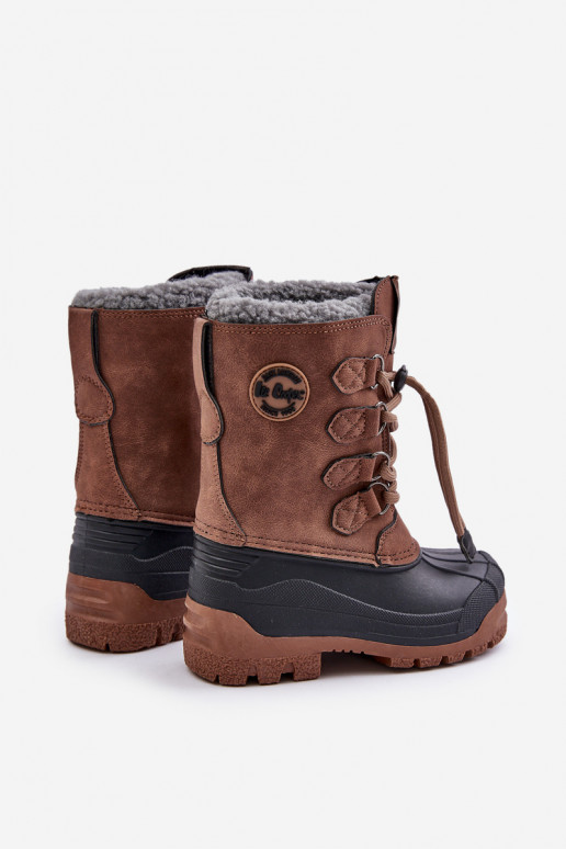 Groß Zuarm Schneestiefel Kindisch mit Schnappverschluss Lee Cooper LCJ-24-44-2842K braune Farbe Groß Zuarm Schneestiefel Kindisch mit Schnappverschluss Lee Cooper LCJ-24-44-2842K braune Farbe
