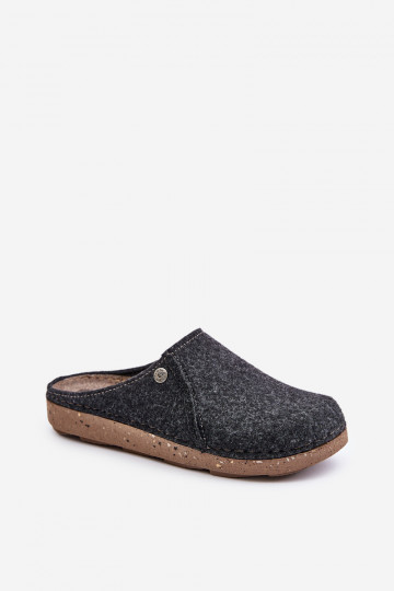 Herrenschuhe Pantoffeln Hausschuhe Inblu MT000011 grau