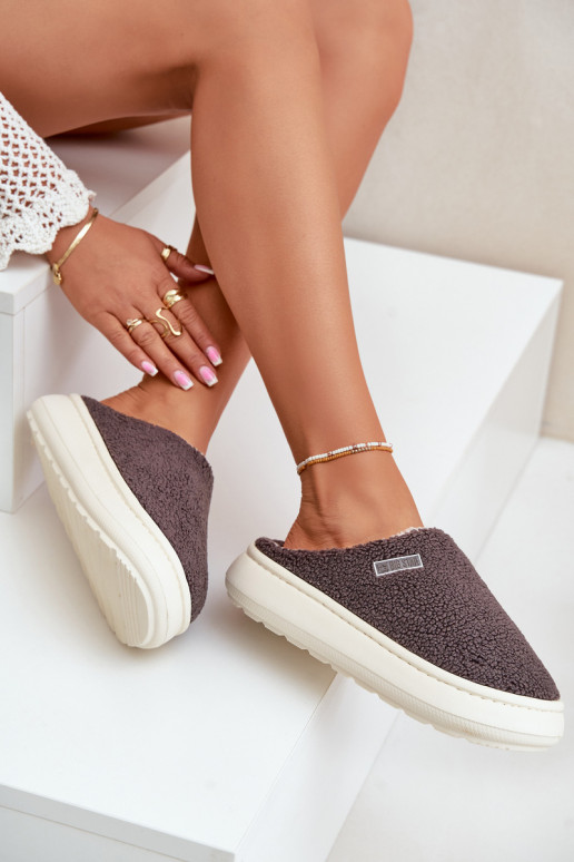 sich Zuarm laufen Hausschuhe Auf dicker Sohle Big Star MM274134 graue Farbe sich Zuarm laufen Hausschuhe Auf dicker Sohle Big Star MM274134 graue Farbe