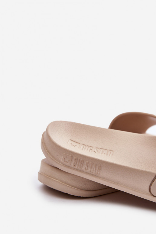 Damen Hausschuhe Big Star OO274035 beige