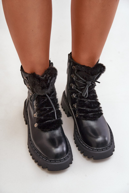 sich Zuarm laufen Stiefel Schuhe Zum Schloss aus Öko-Leder schZuarze Farbe INillatta sich Zuarm laufen Stiefel Schuhe Zum Schloss aus Öko-Leder schZuarze Farbe INillatta