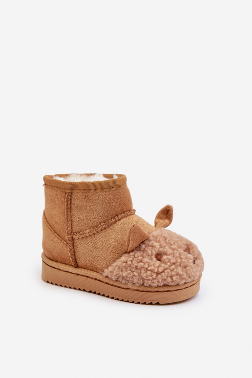 INarme Kinder-Schneestiefel Lamy braune Farbe Esandira