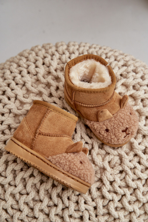 INarme Kinder-Schneestiefel Lamy braune Farbe Esandira