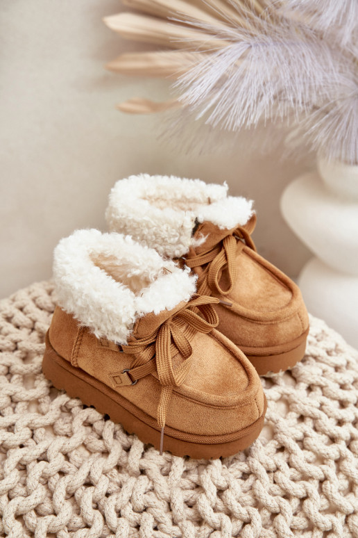 Schneestiefel Stiefel Kindisch sich Zuarm laufen mit Fell innen braune Farbe Adelane Schneestiefel Stiefel Kindisch sich Zuarm laufen mit Fell innen braune Farbe Adelane