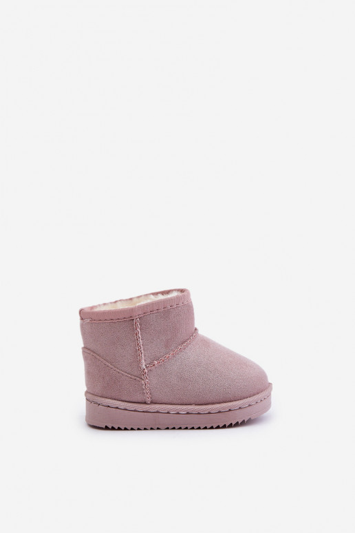 Warme Kinder-Winterstiefel rosa Gooby Warme Kinder-Winterstiefel rosa Gooby