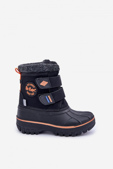 Schneestiefel Kindisch mit Klebeverschlüssen Lee Cooper LCJ-24-44-2865K schZuarze Farbe 2