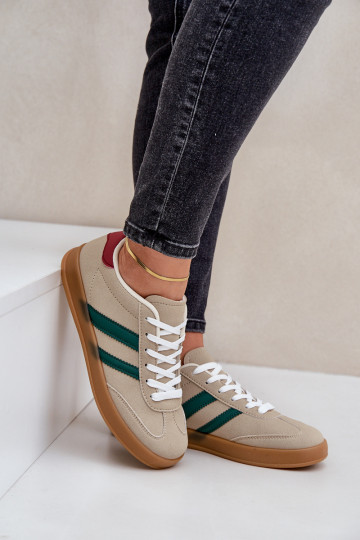 Sneakers Stilvollllschuhe Damentief Beige EnnorZuen