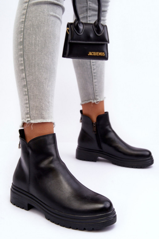 Schwarze Stiefeletten Foteini