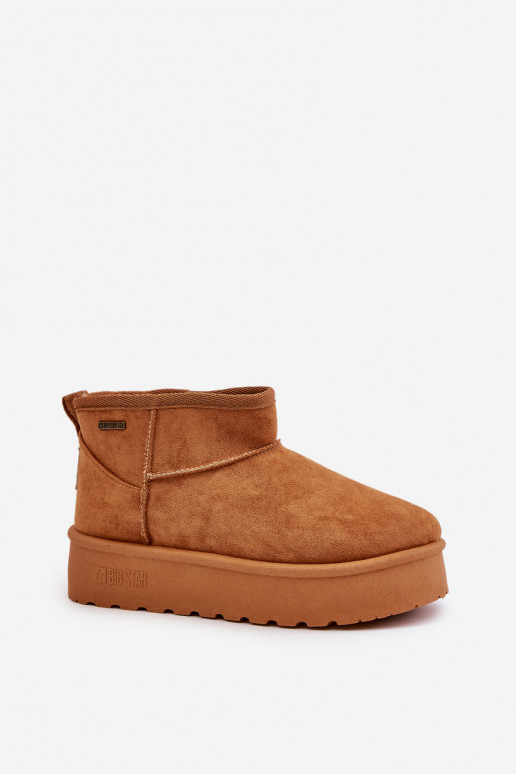 Braune Plattformstiefel Big Star