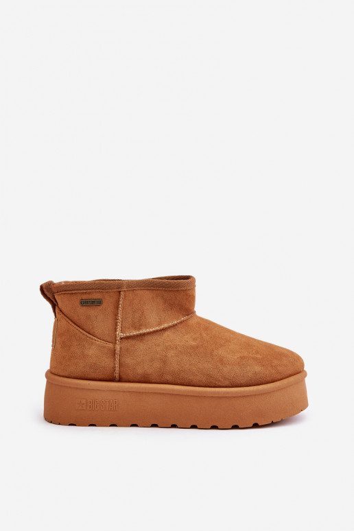 Braune Plattformstiefel Big Star