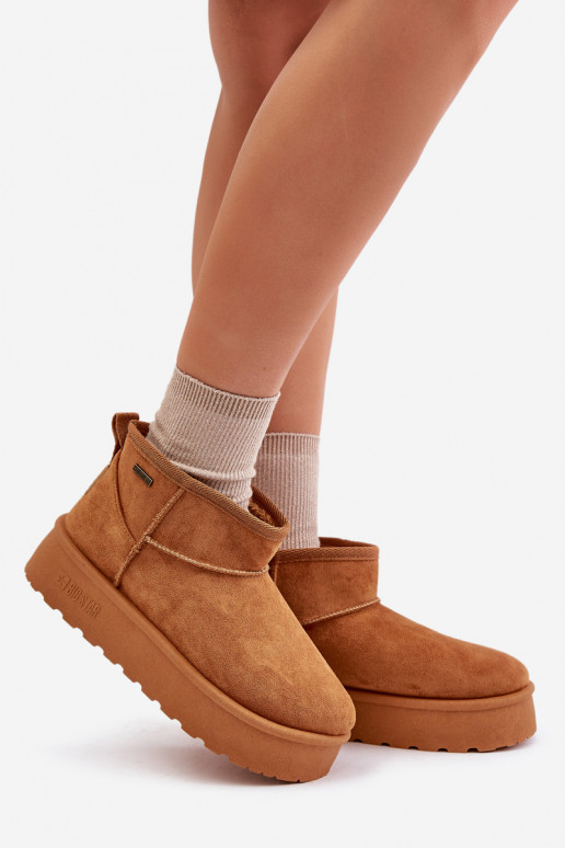 Braune Plattformstiefel Big Star