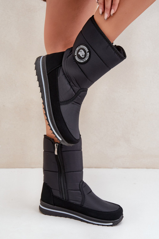 Damen Schneestiefel Progress PROGJ-21-09 in schwarz Damen Schneestiefel Progress PROGJ-21-09 in schwarz