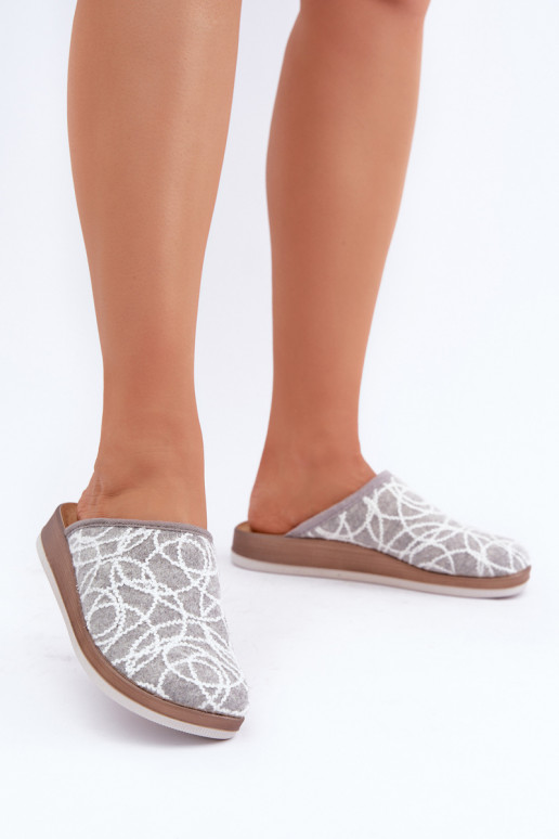 mit Glanz Hausschuhe Feminin Inblu CT000028 graue Farbe mit Glanz Hausschuhe Feminin Inblu CT000028 graue Farbe